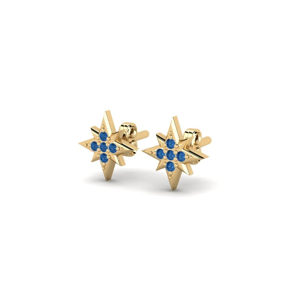 sapphire-zirconia Women's ต่างหู Peleta