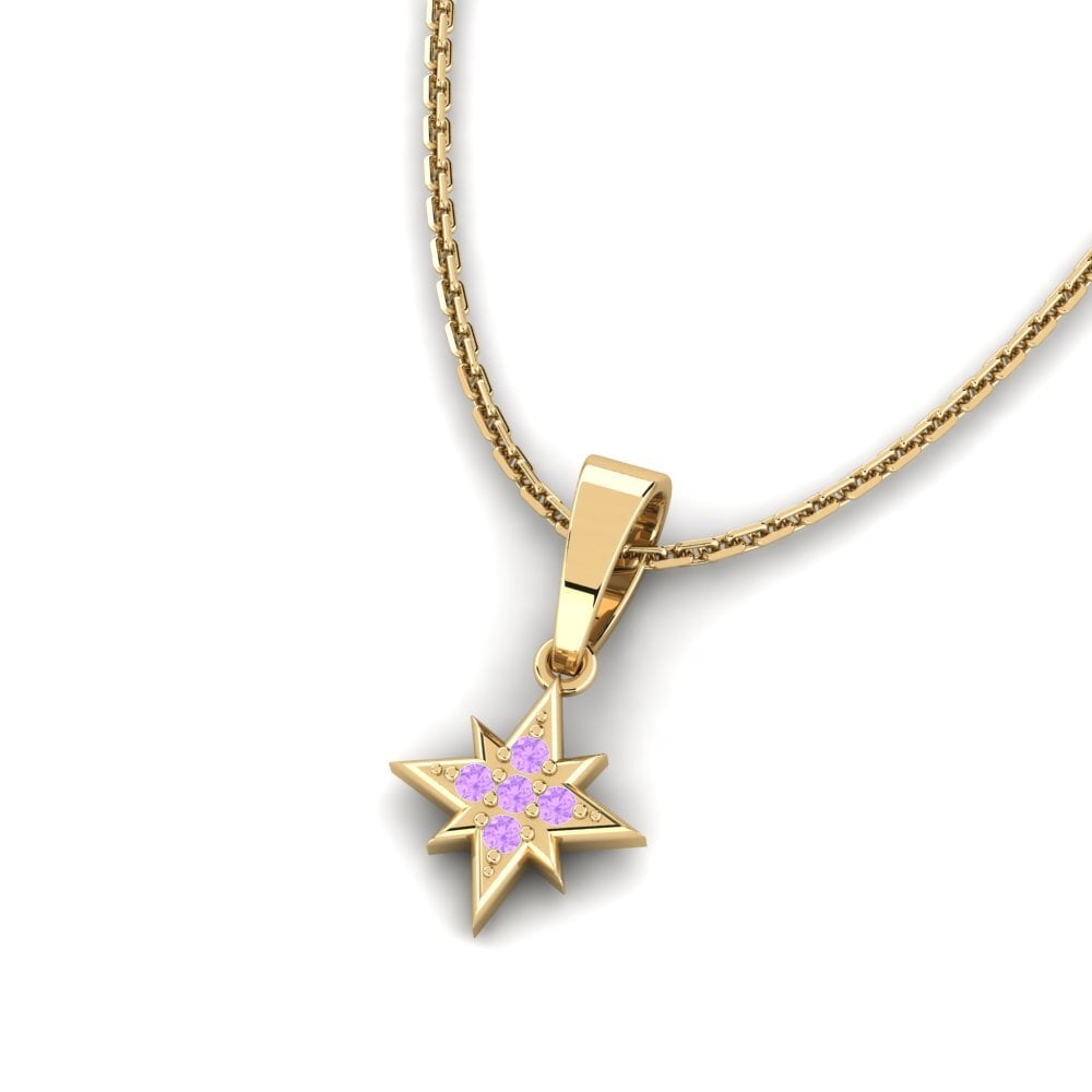 Amatista Colgante de Mujer Phethegilego