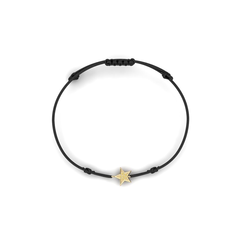Yellow Diamond Cord Bracelet Pilsen
