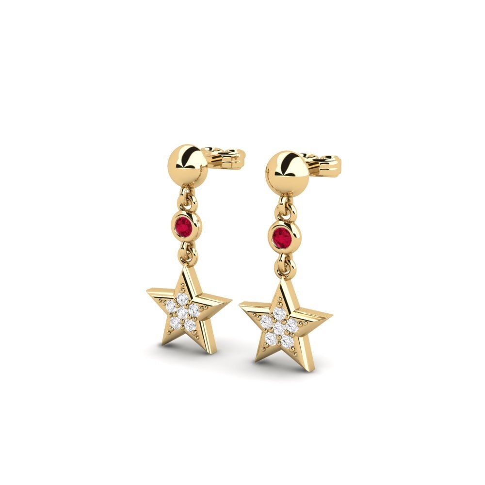 Ruby Women's Earring Regitze