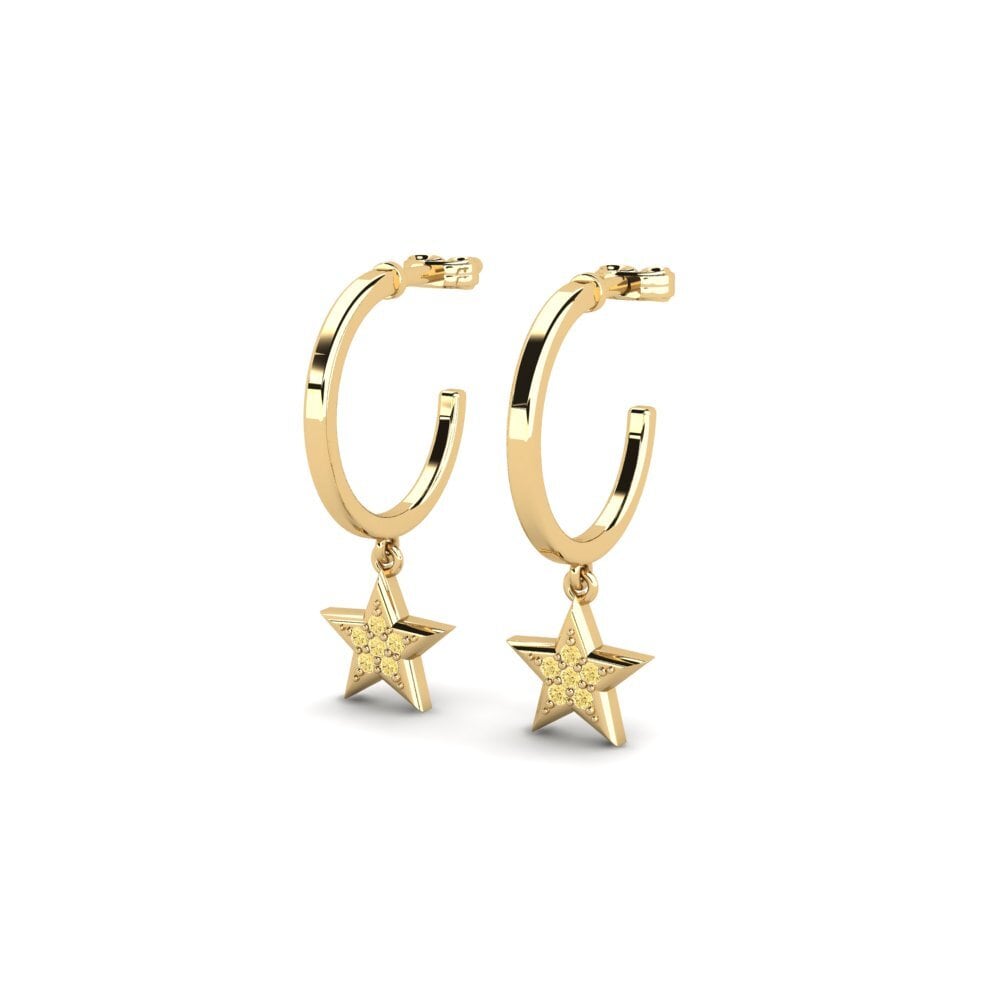Yellow Diamond Women's Earring Sebaka