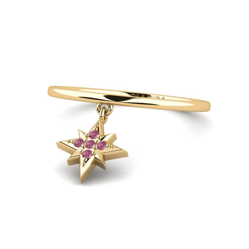 Rhodolite Garnet Ring Shungu