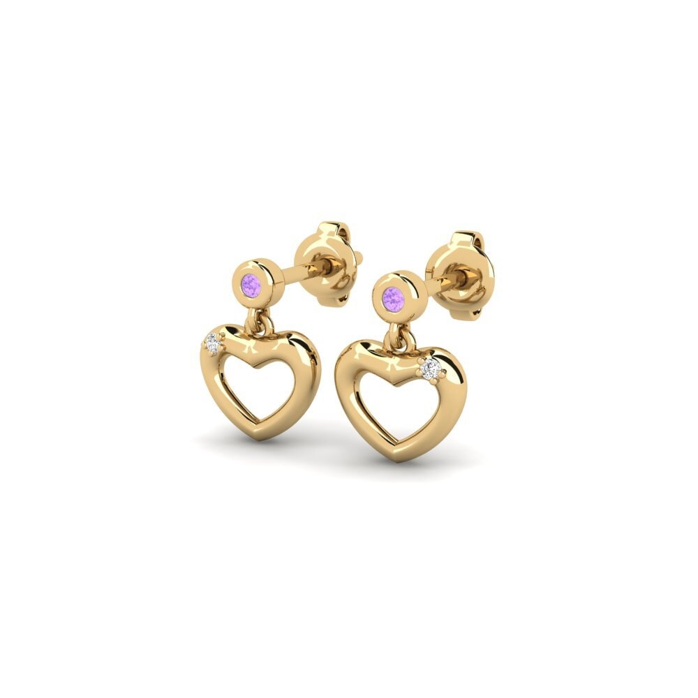 Amethyst Damen ohrring Alied