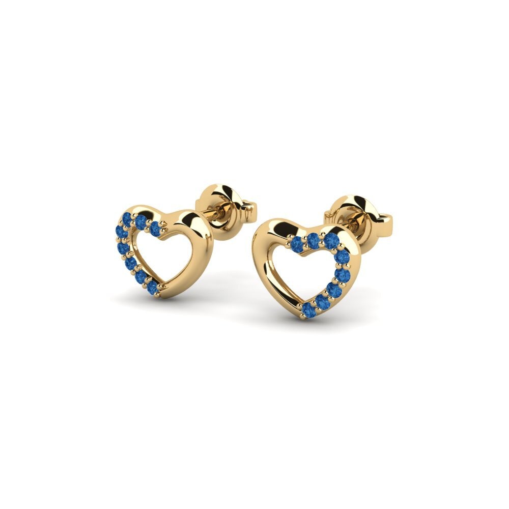 sapphire-zirconia Women's ต่างหู Kaunis