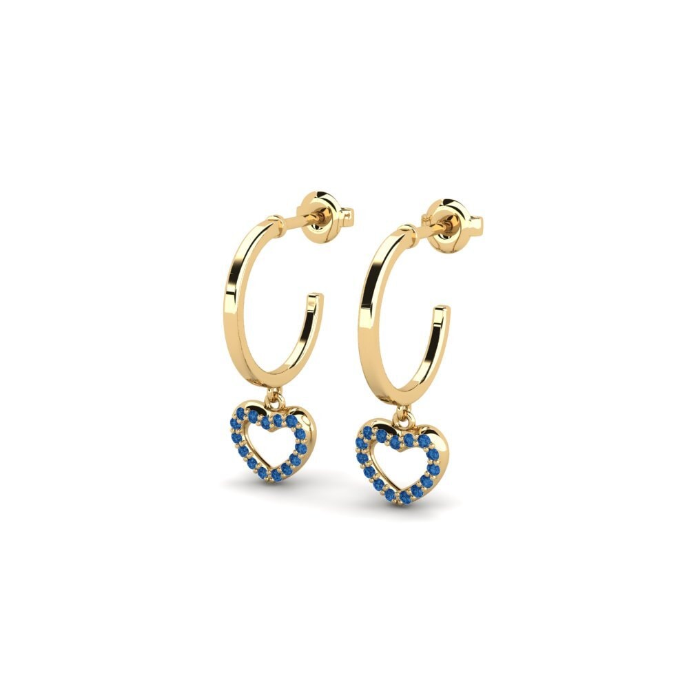 sapphire-zirconia Women's ต่างหู Minnen