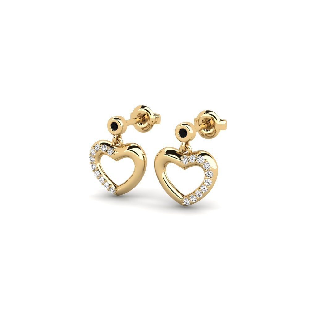 Onyx Noir Boucle d'oreille femme Misisa