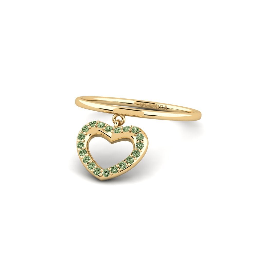 Diamante Verde Anel Moiso