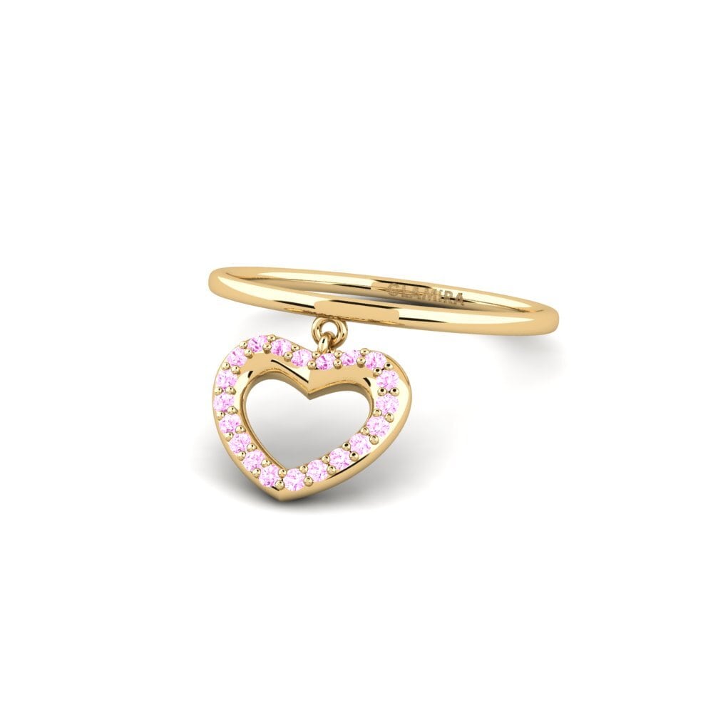 Zafiro Rosado Anillo Moiso