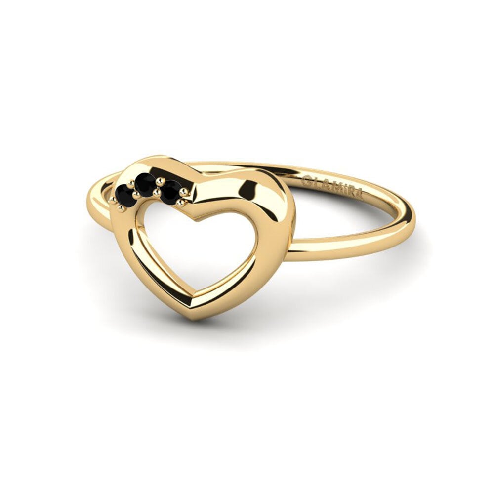 Zafiro negro Anillo Penya