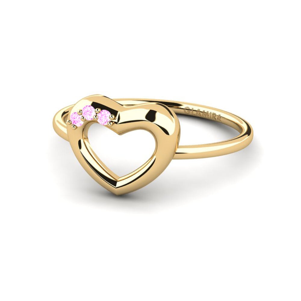Zafiro Rosado Anillo Penya