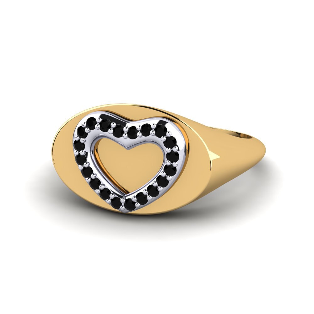Zafiro negro Anillo Sanyl