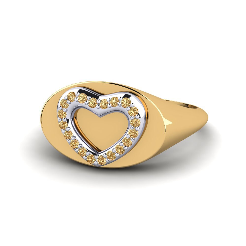 Diamante Castanho Anel Sanyl