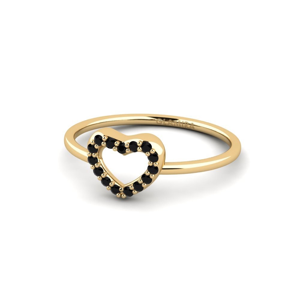 Zafiro negro Anillo Seica