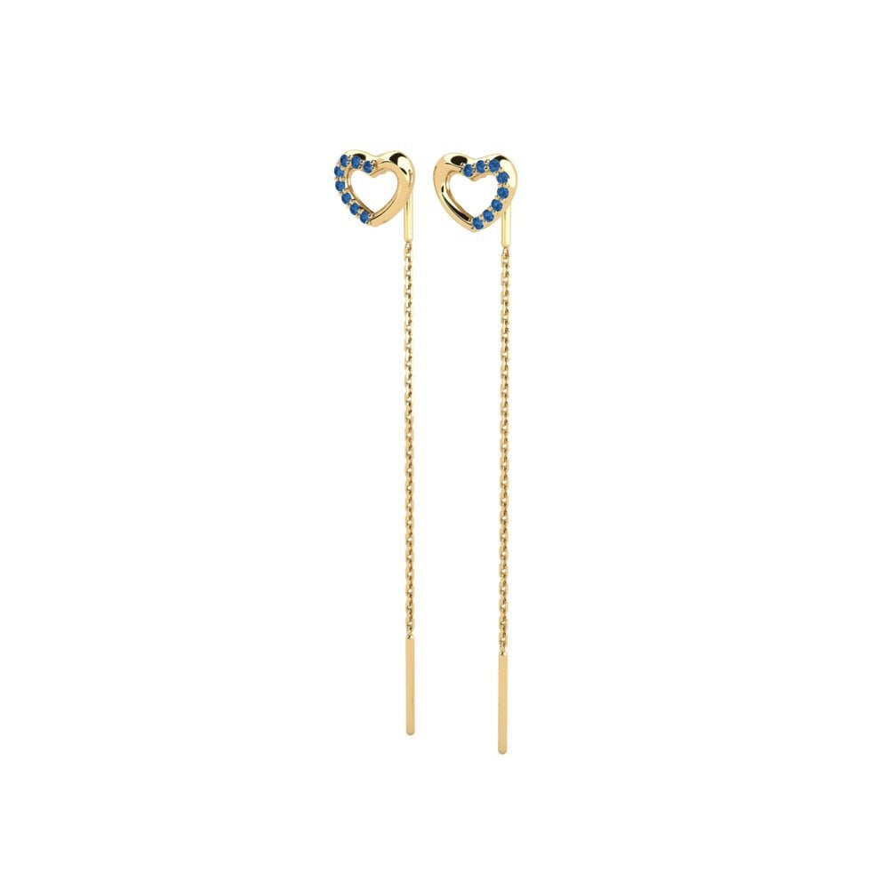 sapphire-zirconia Women's ต่างหู Shanan