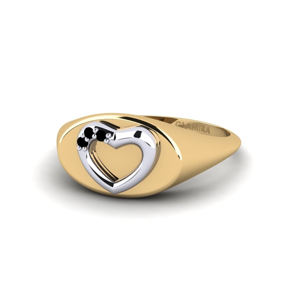 Zafiro negro Anillo Tibera