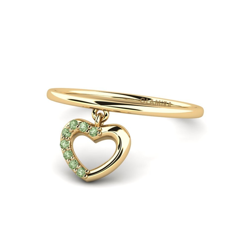 Diamante Verde Anel Wian
