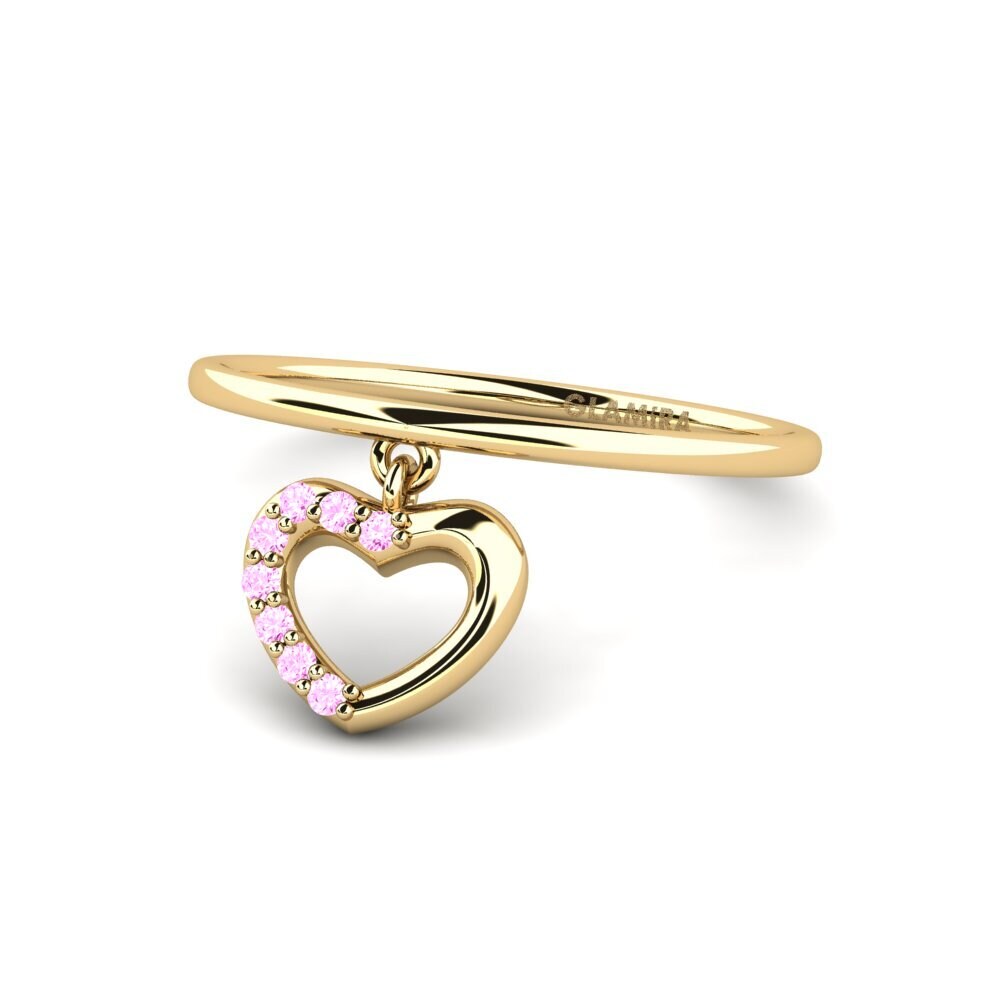 Zafiro Rosado Anillo Wian