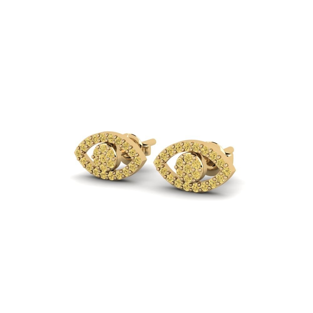 Yellow Diamond Women's Earring Ausardia