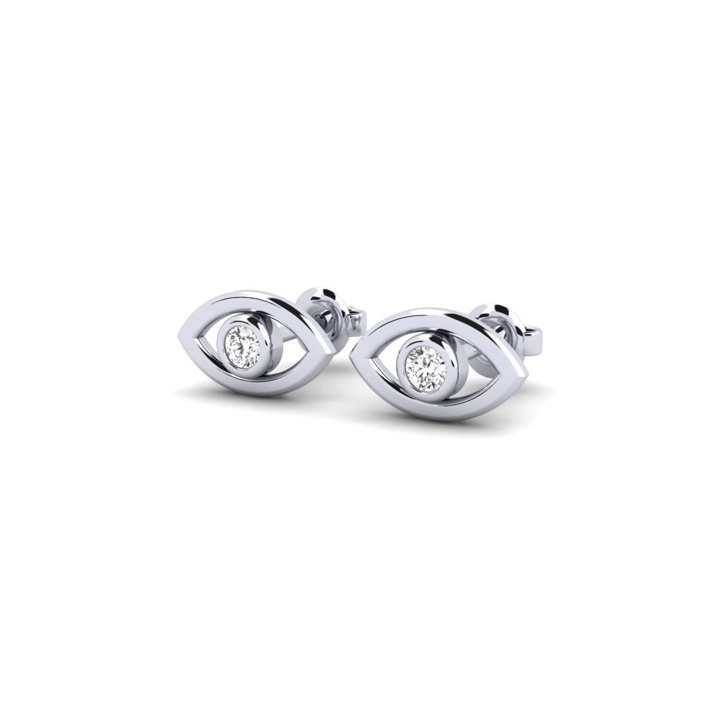 White Silver Women's Earring Braveco