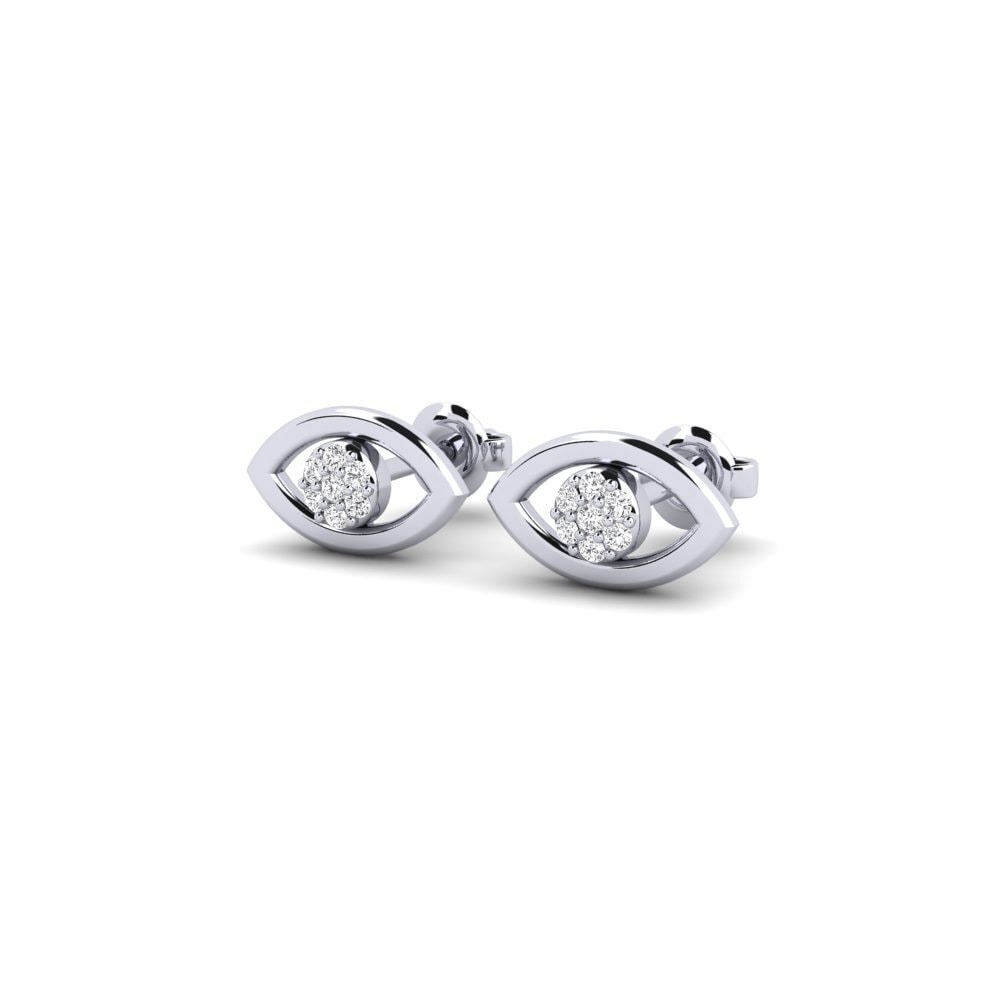 White Silver Women's Earring Bravura
