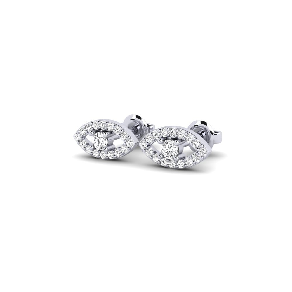 White Silver Women's Earring Daotang