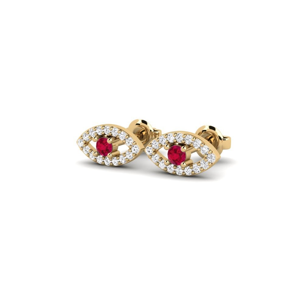 Ruby Women's Earring Daotang