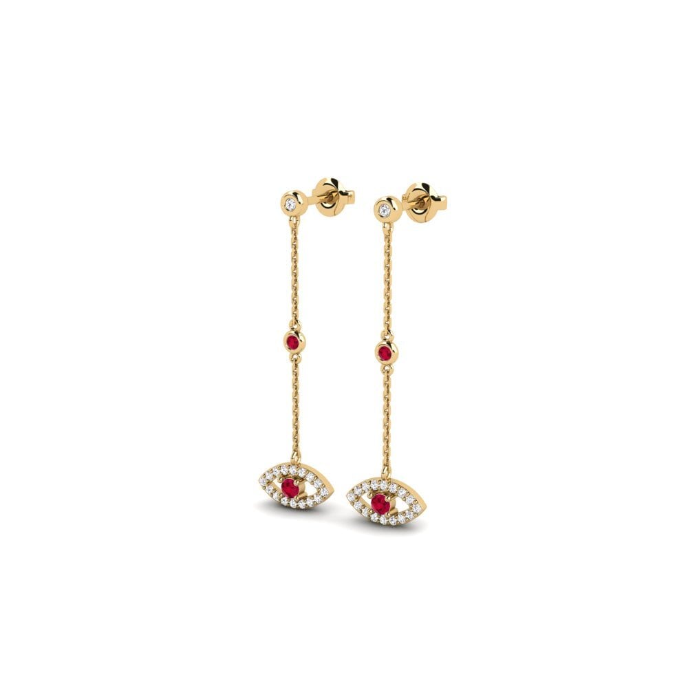 Ruby Women's Earring Disort