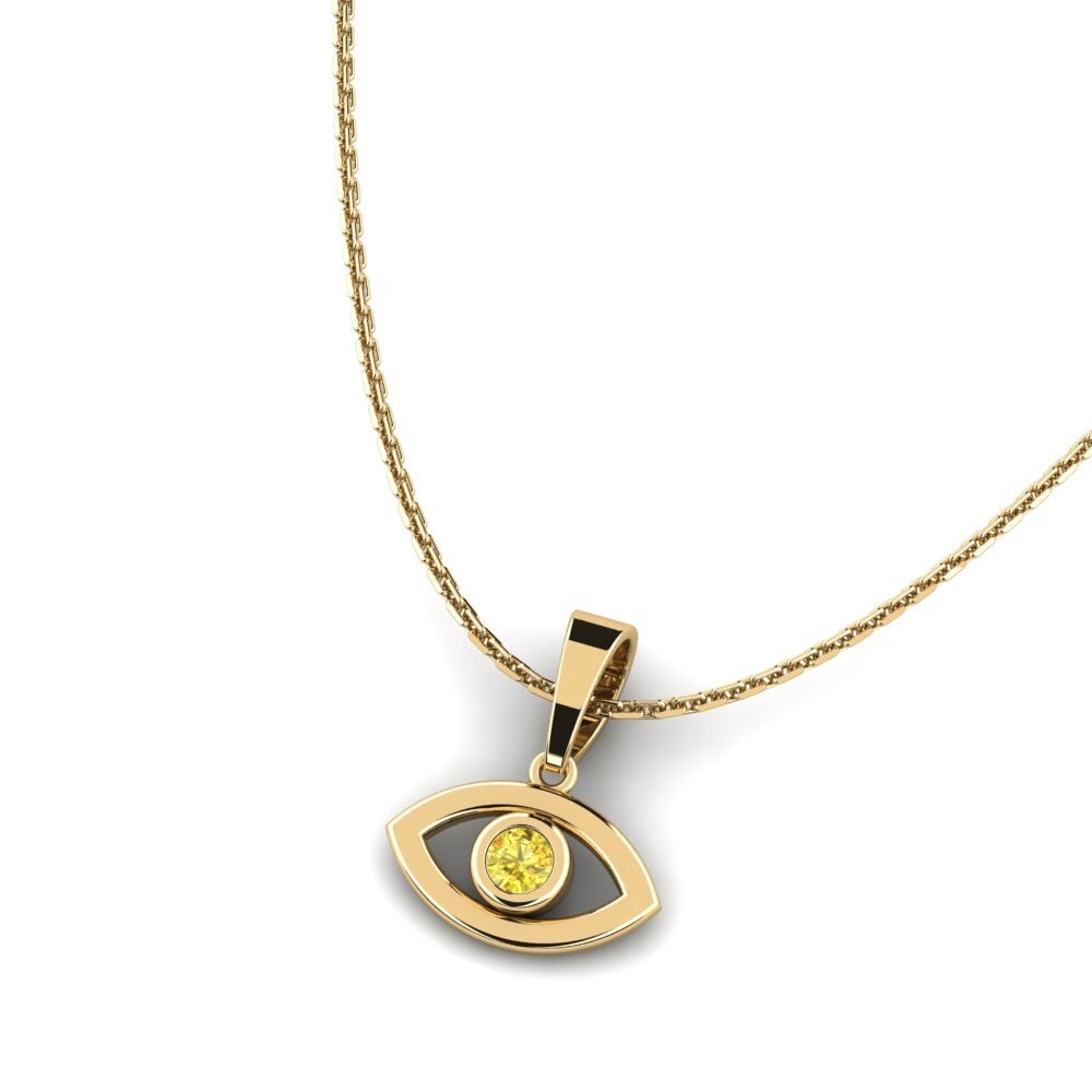 Yellow Sapphire Women's Pendant Esittely