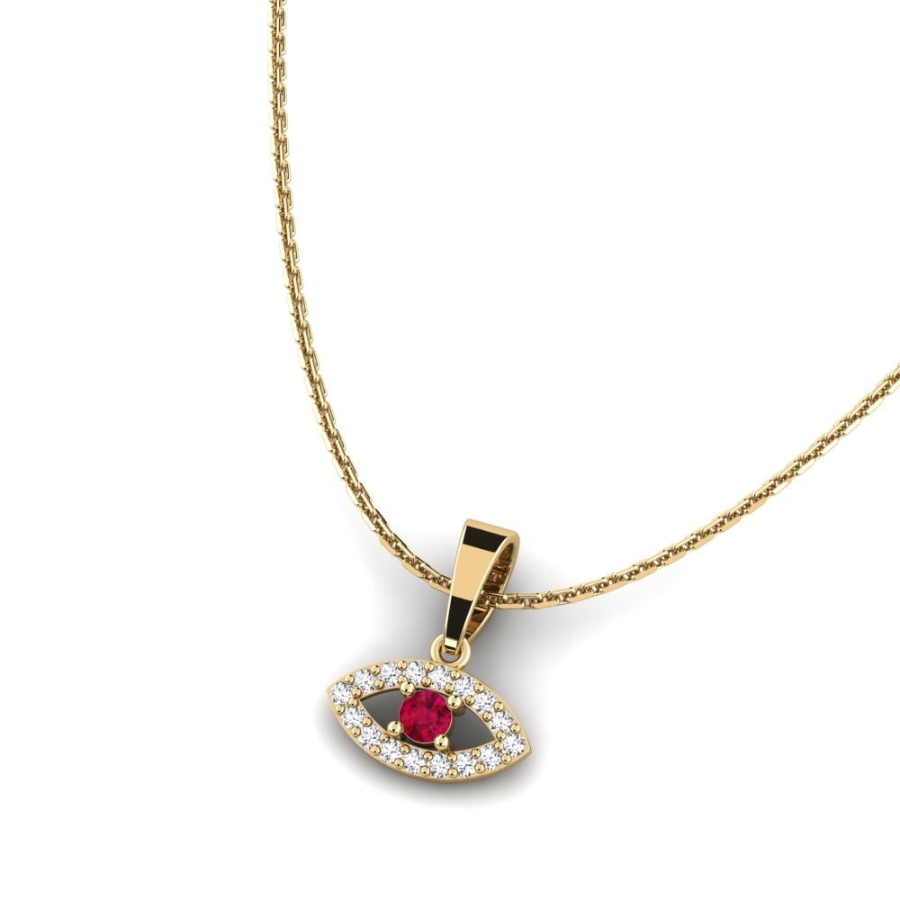 Ruby Women's Pendant Fortitudo