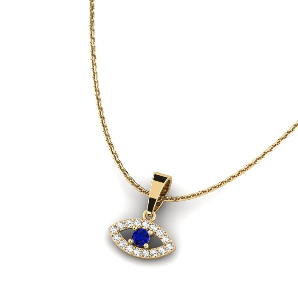 Sapphire Women's Pendant Fortitudo