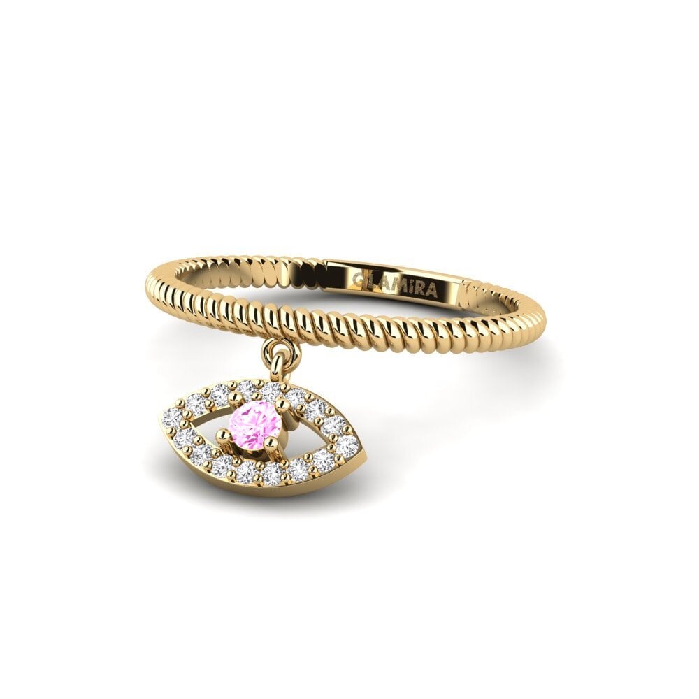 Zafiro Rosado Anillo Geana