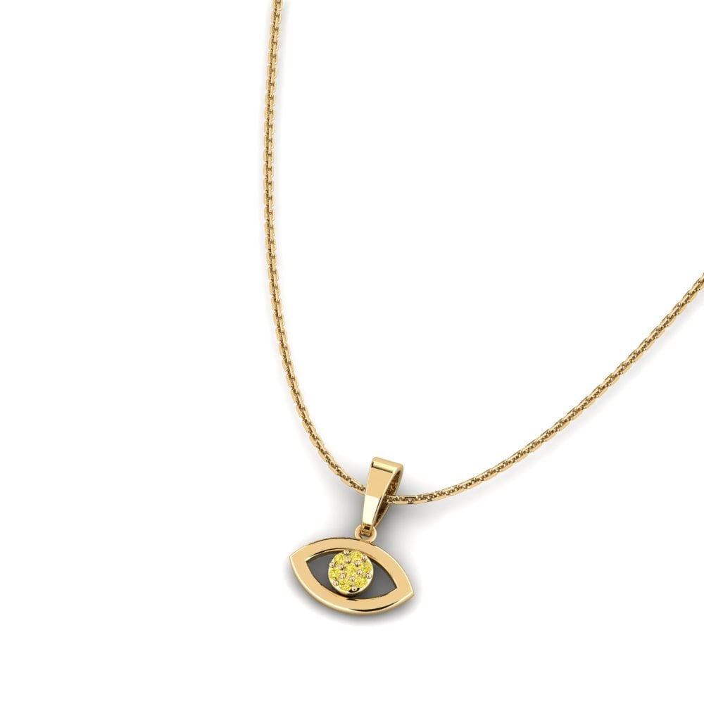 Yellow Sapphire Women's Pendant Hrabrost