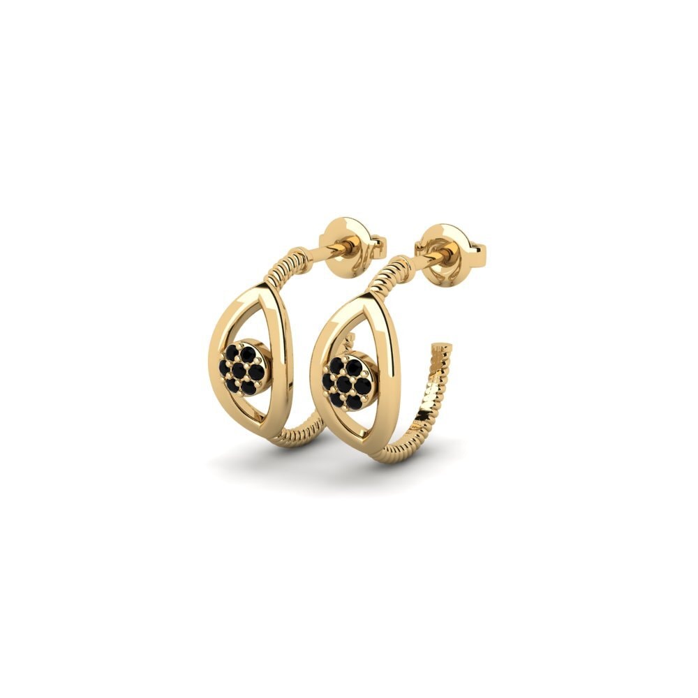 Black Diamond Women's Earring Jaruntaka