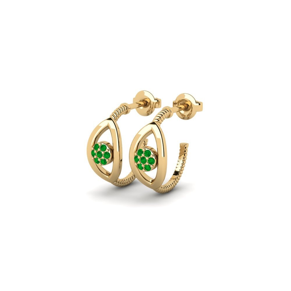 Emerald Women's Earring Jaruntaka