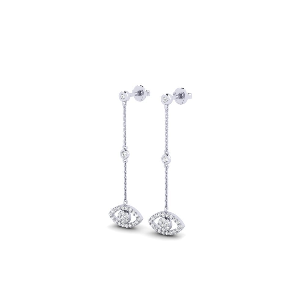 White Silver Women's Earring Kaisog
