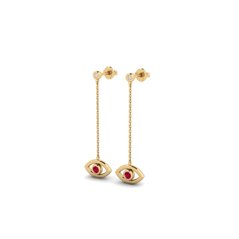 Ruby Women's Earring Khrabrost