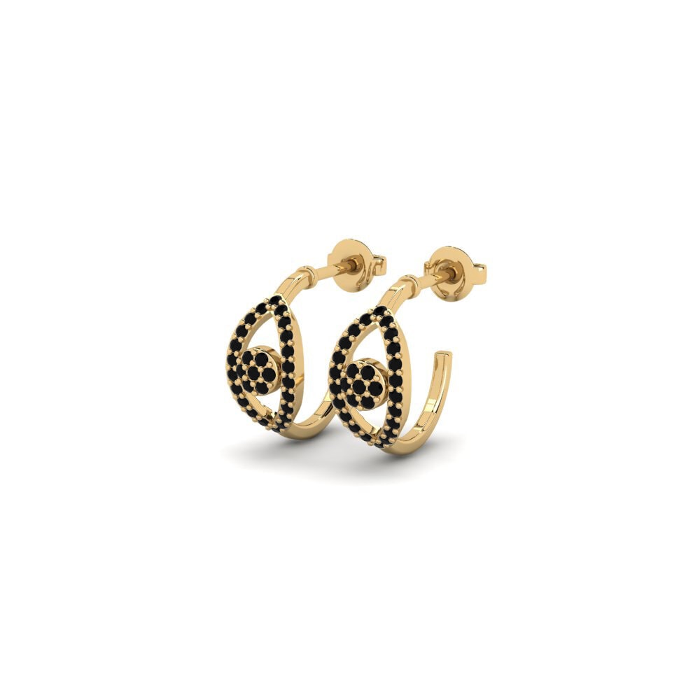 Black Diamond Women's Earring Kouraj