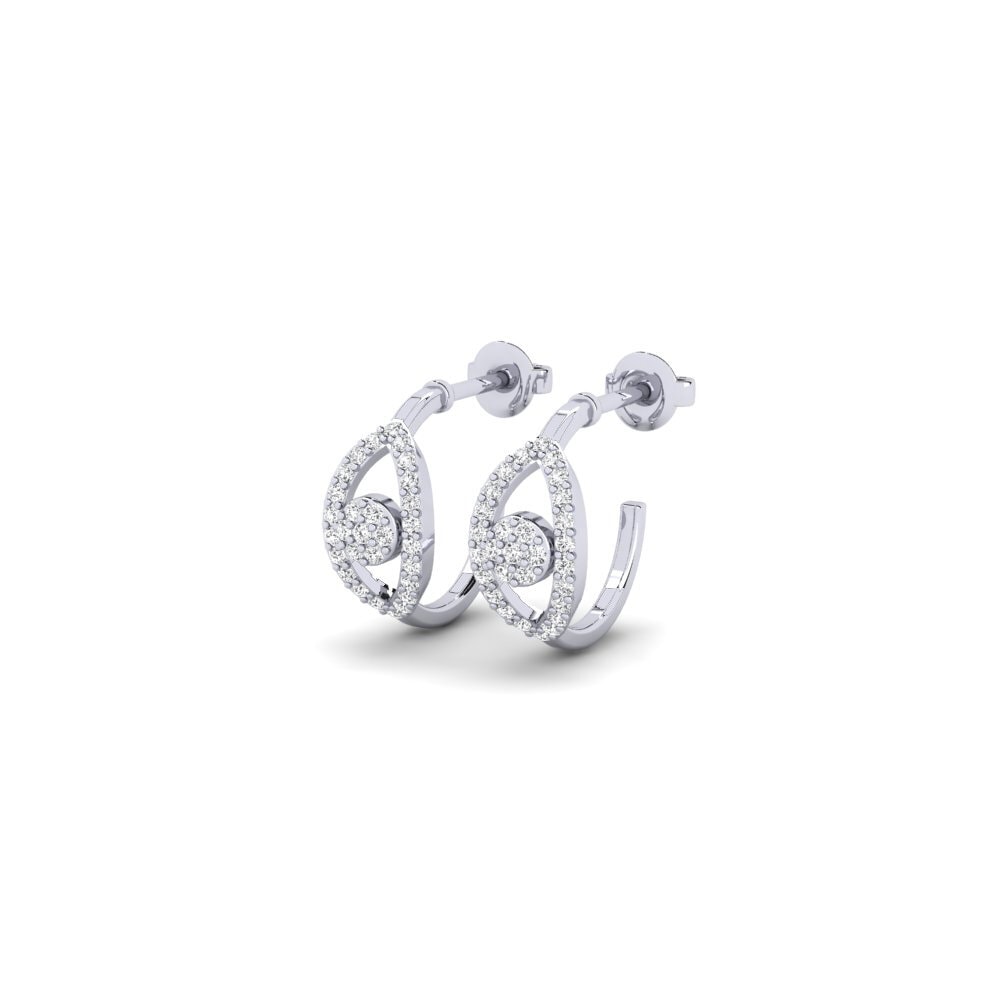 White Silver Women's Earring Kouraj