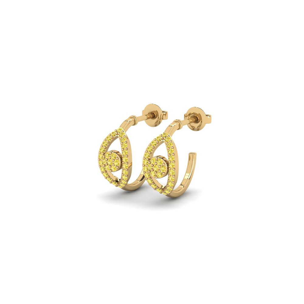 Yellow Sapphire Women's Earring Kouraj