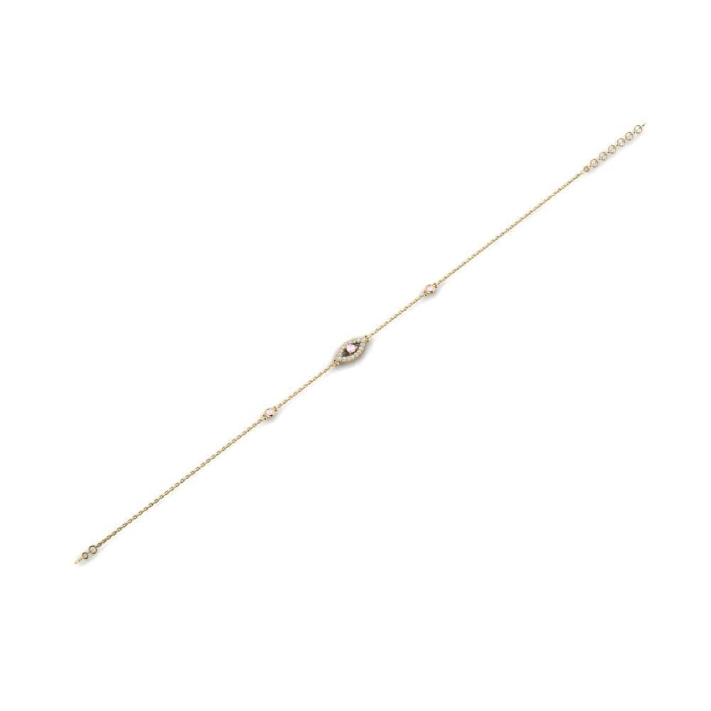 Zafiro Rosado Pulsera de Mujer Mauvais