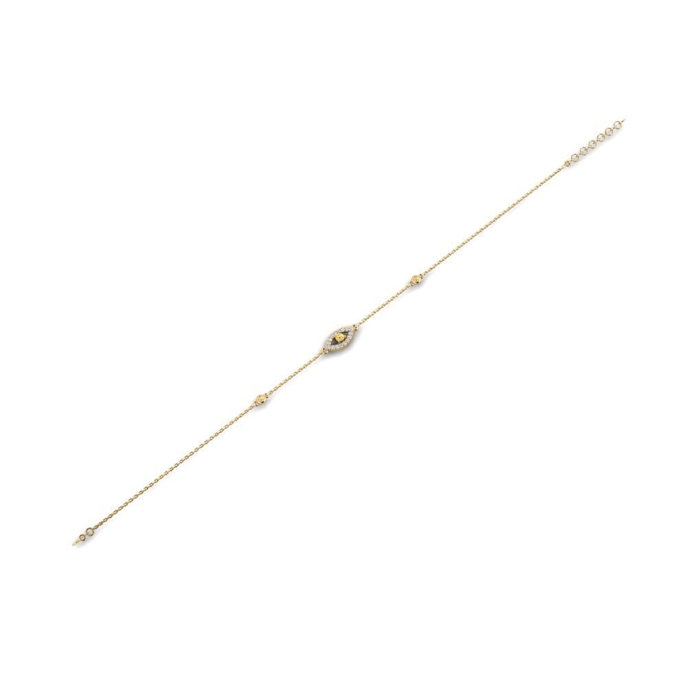 Yellow Diamond Women's Bracelet Mauvais
