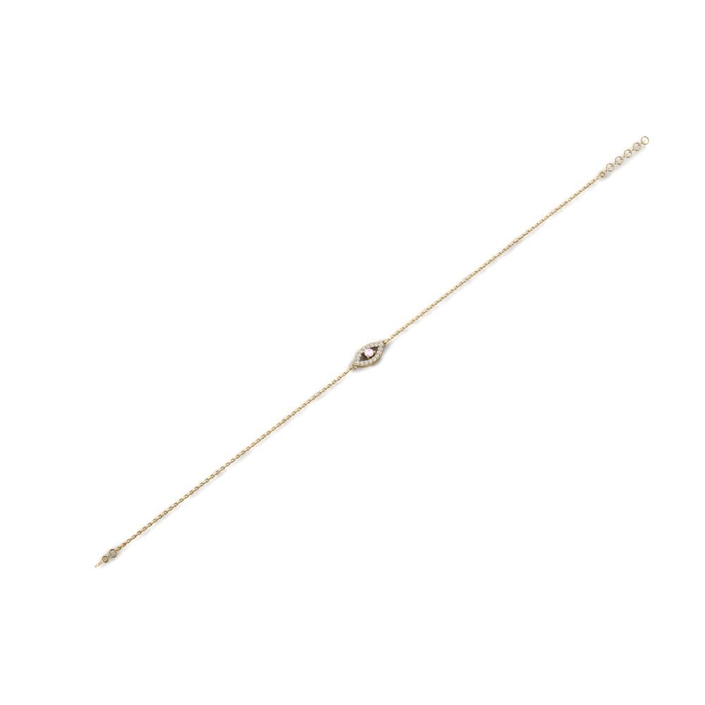 Zafiro Rosado Pulsera de Mujer Mripat