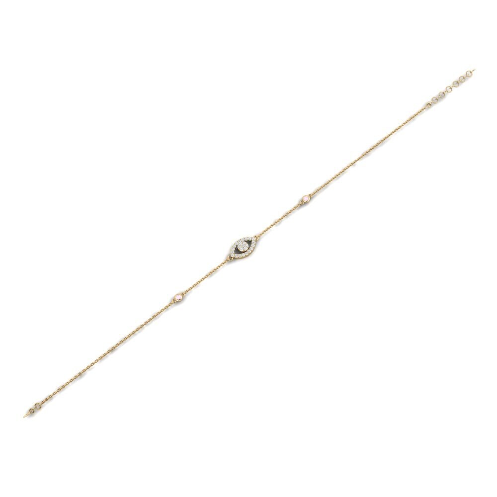 Zafiro Rosado Pulsera de Mujer Nsidze