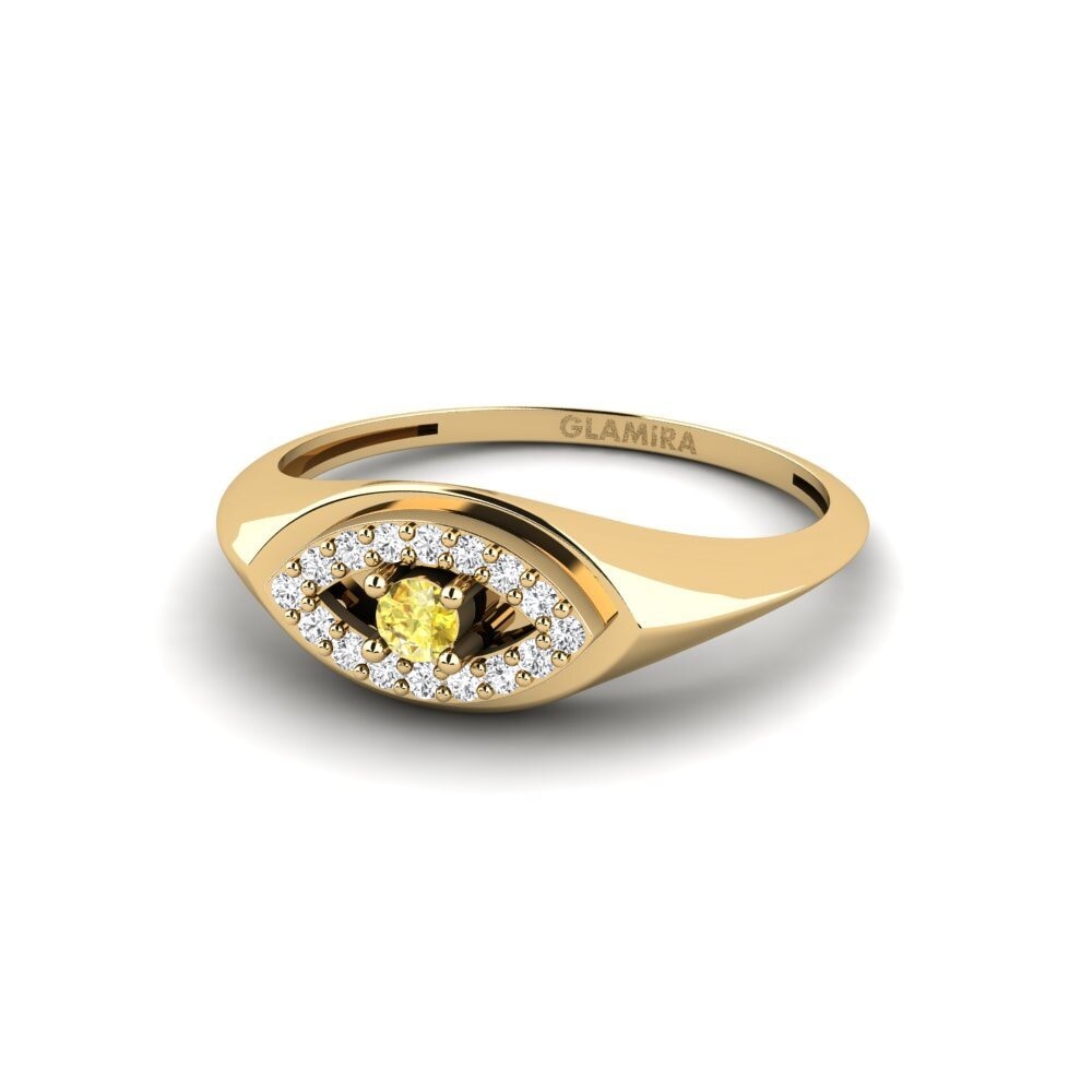 Yellow Sapphire Ring Pestanya