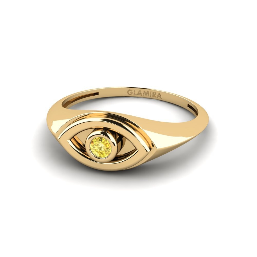 Yellow Sapphire Ring Pilkon