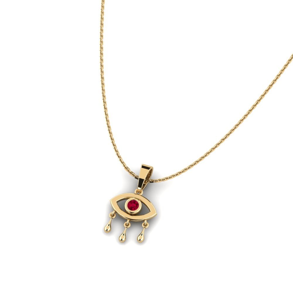 Ruby Women's Pendant Prastuti