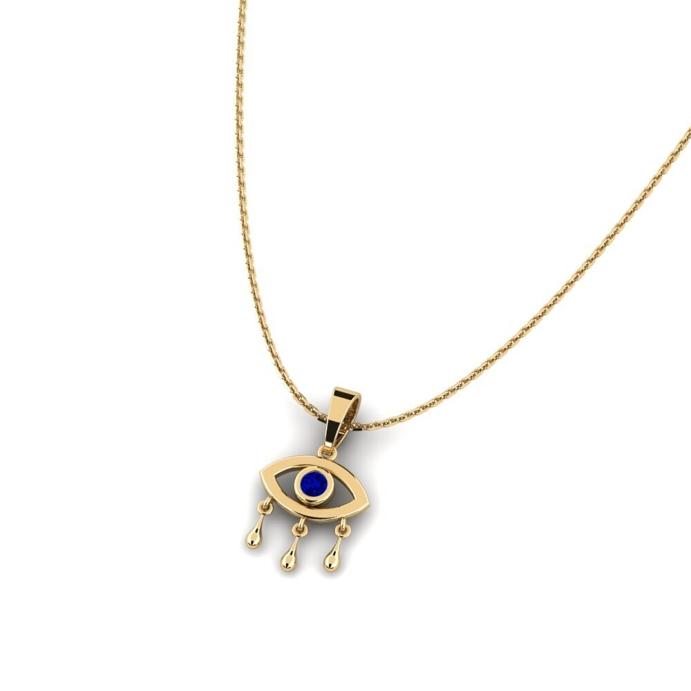 Sapphire Women's Pendant Prastuti