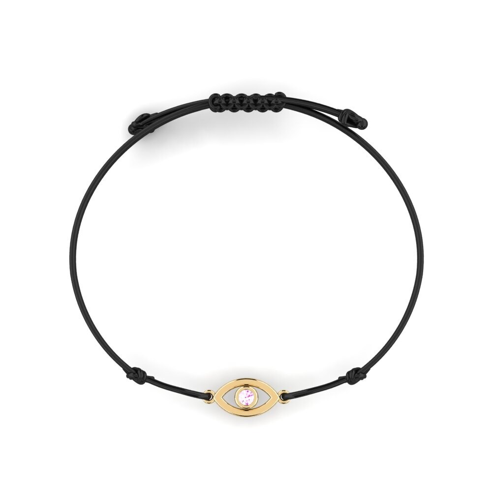 Zafiro Rosado Pulsera de cordón Tulangan