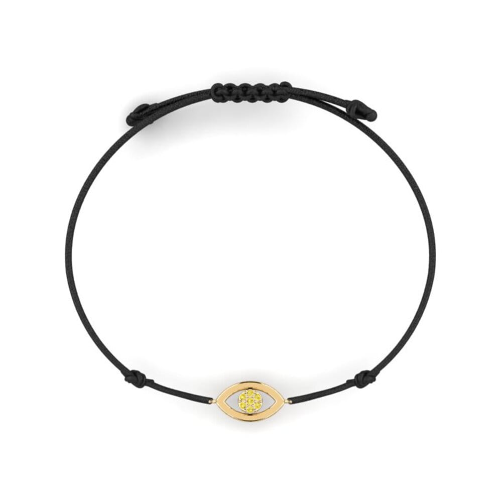 Yellow Sapphire Cord Bracelet Ukrepvane