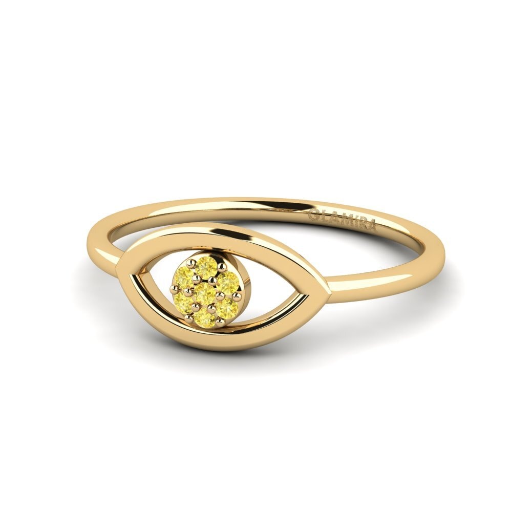 Yellow Sapphire Ring Versterking